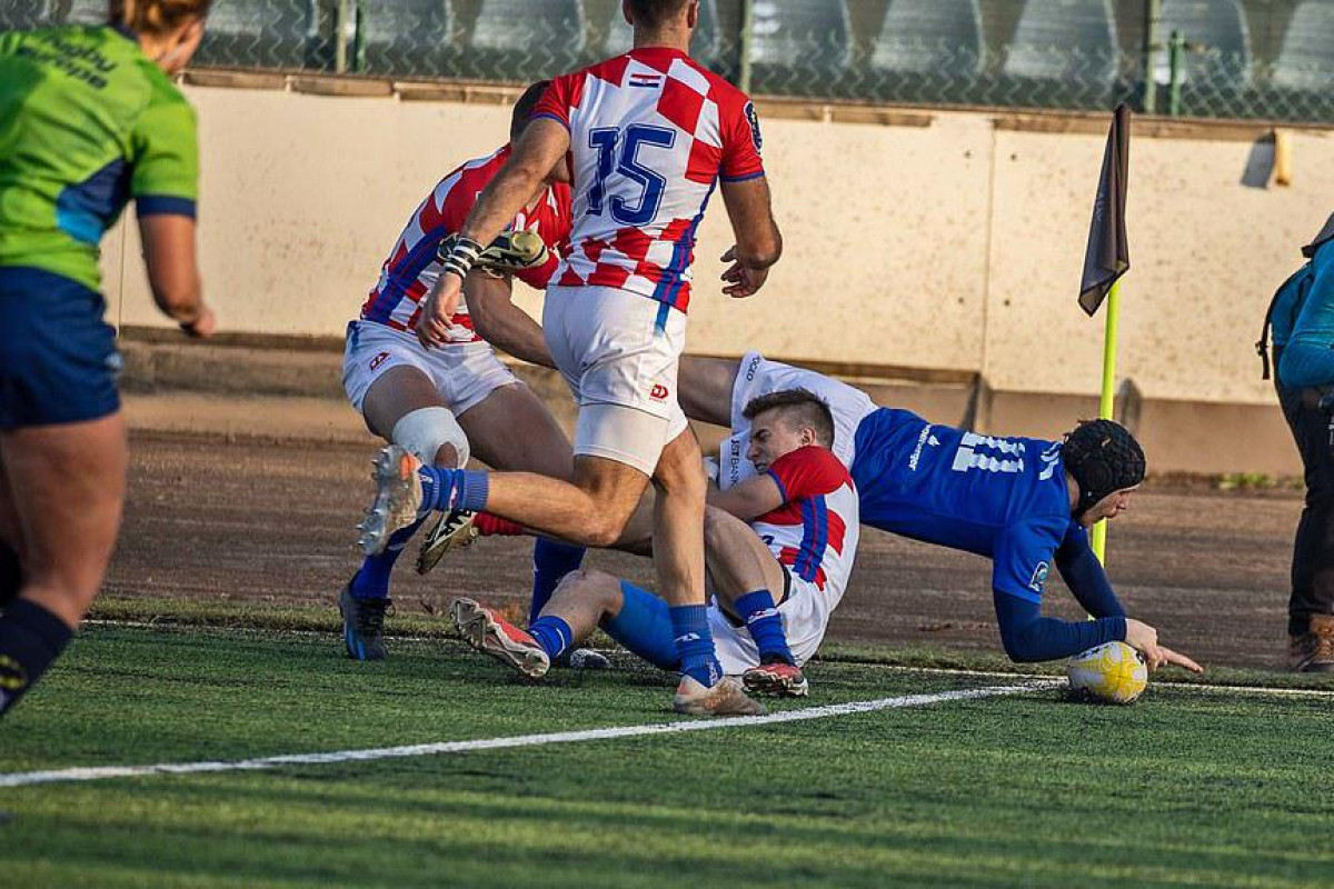 Při ragby  Česko - Chorvatsko 49:26 bylo k vidění 10 pětek bohužel v poměru 6:4. Bonus? Zapomeňme na něj