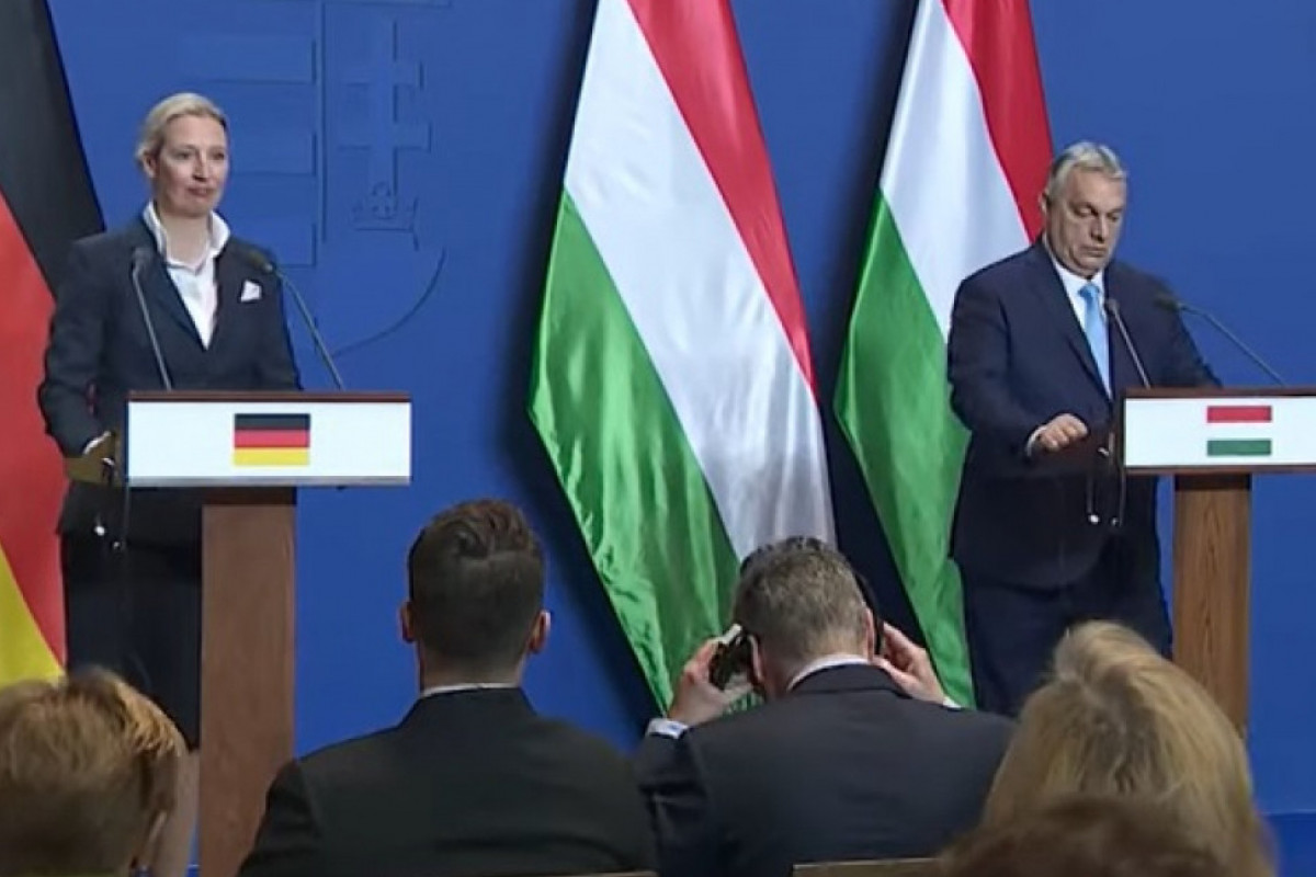 Orbán Weidelové v Budapešti: „Vy jste budoucnost Německa!"