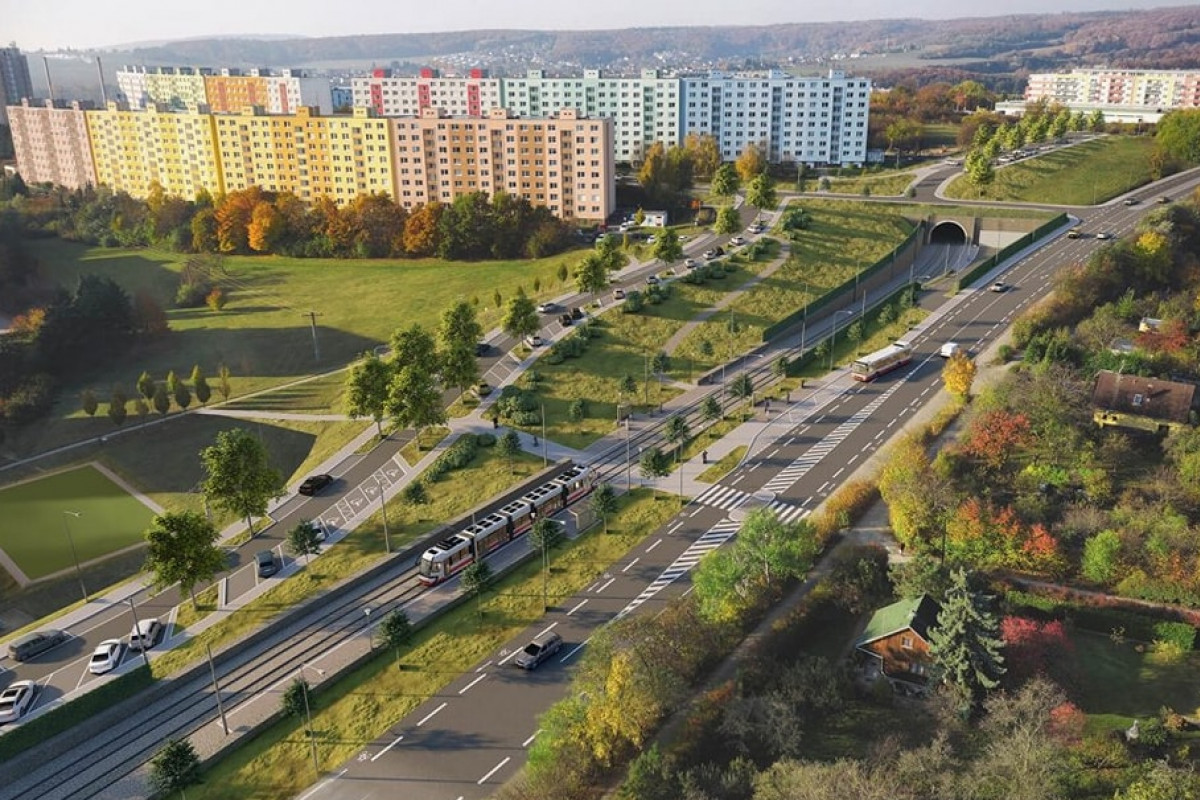 Brno začalo stavět tramvajovou trať na Kamechy